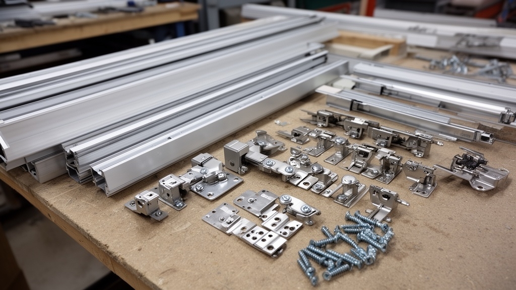 窓枠用既製金具パーツ